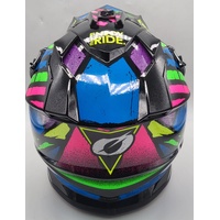 O'Neal Limited Edition 2SRS Glitch Multi MX Helmet Size L 60cm with Dust Bag
