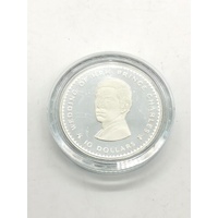 Fiji 1981 Wedding of HRH Prince Charles $10 Silver Proof Coin 1 Troy Oz