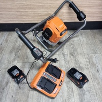 AEG Fusion Brushless Post Hole Digger with 6.0Ah Batteries and Charger