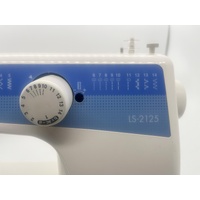 Brother LS-2125 Mechanical Sewing Machine with Foot Pedal and Manual