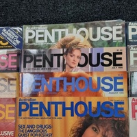 Vintage Australian Penthouse Magazine Collection 1979-1991 Adult Issues Lot