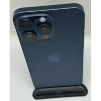 Apple iPhone 15 Pro Max Blue Titanium 256GB Unlocked 6.7 Inch Smartphone
