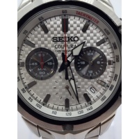 Seiko Coutura Chronograph Silver Dial Quartz Stainless Steel Watch SSB433