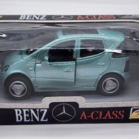 Speedy Power Mercedes Benz A-Class 1:32 Blue Diecast Model Car Open Door