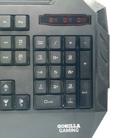 Gorilla Gaming Predator Keyboard Black Wired USB Computer Keyboard