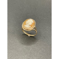 Ladies 9ct Yellow Gold Cameo Ring