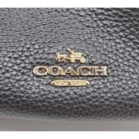 Coach Mini Charlie Backpack Black Pebble Leather