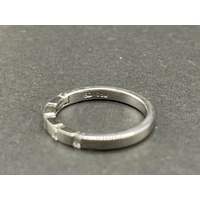 Ladies 18ct White Gold Diamond Band Ring