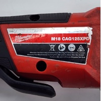 Milwaukee M18 FUEL 125mm Cordless Angle Grinder M18CAG125XPD with 2.0Ah Battery
