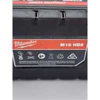 Milwaukee M18 HB6 6.0Ah Redlithium-Ion M18 High Output Battery Pack