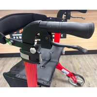 Hero Medical Outdoor Lite Aluminium Seat Walker Red