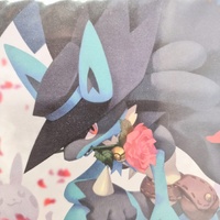 Pokémon Lucario Rose Detective Art Prints Game Freak Official Artwork Set of 2