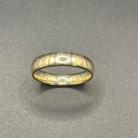 Mens 9ct Yellow Gold Plain Wedding Band Ring