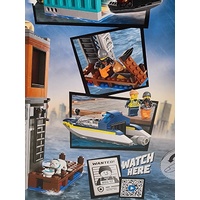 LEGO City Police Speedboat and Crooks Hideout 60417