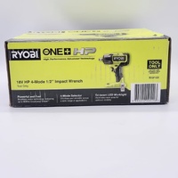Ryobi 18V ONE+ HP 1/2 Inch 4 Mode Cordless Impact Wrench Skin Only