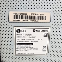 LG CM4340P 220W Bluetooth Mini System with CD Player
