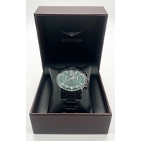 Gianello GNL7927GN Stainless Steel Case Back Italian Design Mens Watch with Case