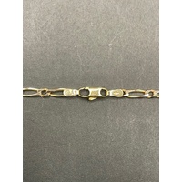 Unisex 9ct Yellow Gold Figaro Link Necklace