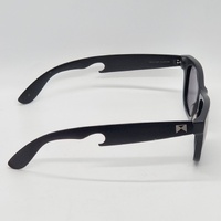 William Painter The Hook Sunglasses with Matte Black Frame and Lenses
