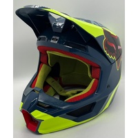 Fox V1 VENZ R22-05 MX Racing Helmet ECE Dark Indigo Size XXL