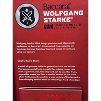 Baccarat Wolfgang Starke Oak Chefs Knife 15cm