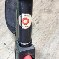 Razor Carbon Lux Kick Scooter Red Black