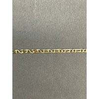 Ladies 9ct Yellow Gold Birdseye Link Bracelet
