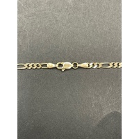 Unisex 9ct Yellow Gold Figaro Link Necklace