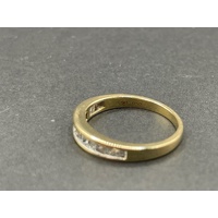Ladies 18ct Yellow Gold Diamond Band Ring