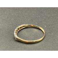 Ladies 18ct Yellow Gold Cubic Zirconia Ring