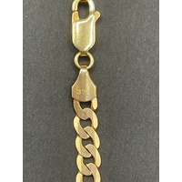 Unisex 9ct Yellow Gold Curb Link Necklace