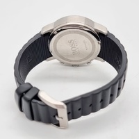 Hugo Boss Mens Chronograph Watch HB.141.1.14.2372 Black Rubber Strap 42mm