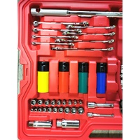 ToolPRO 198 Piece Automotive Tool Set 1/4 3/8 1/2 Inch Drive with Hard Case