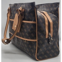 GUESS Logo Affair Deluxe Travel Tote Bag