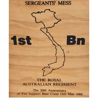 Commemorative Vietnam Sergeants Mess Port 1st Bn Royal Australian Regiment