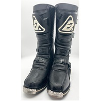 Answer AR1 Mens MX Offroad Boots Black Size 12 Durable Racing Gear