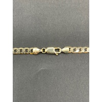 Unisex 9ct Yellow Gold Curb Link Necklace
