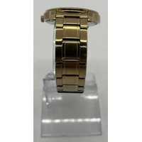Seiko Sapphire Glass 100M Water Resistant Mens Watch 7N42-0GE0 Gold Tone