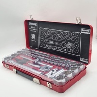 Sidchrome SCMT14105 40 Piece 1/2 Inch Drive Metric and AF Socket Set