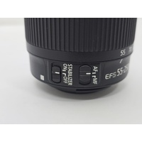 Canon EF-S 55-250mm f/4-5.6 IS STM Zoom Lens with Image Stabilizer