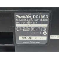 Makita DC18SD Li-Ion NiMH 7.2-18V Li-Ion Standard Corded Battery Charger