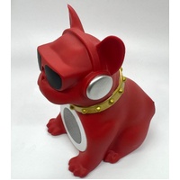 Bulldog Wireless Bluetooth Speaker Portable Red Dog Stereo