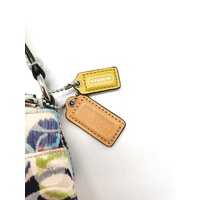 COACH Signature Stamped Poppy Multi Coloured Swingpack Crossbody Bag