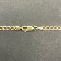 Unisex 9ct Yellow Gold Curb Link Necklace