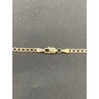 Unisex 10ct Yellow Gold Curb Link Necklace