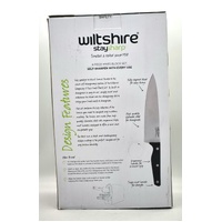 Wiltshire Staysharp Triple Rivet Knife Block Set 6 Piece with Sharpener