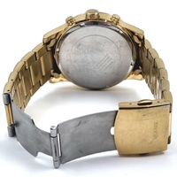 Guess W0668G8 Atlas Gold Stainless Steel Chronograph Black Dial Mens Watch