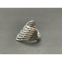 Ladies 9ct White Gold 7 Layer Diamond Ring