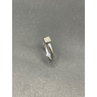 Ladies 14ct White Gold Diamond Ring