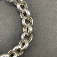 Ladies 925 Sterling Silver Belcher Link Bracelet